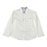 Le Bebe' Camicia tinta unita con Logo Bianco per Neonato LBB4095 BIANCO LE BEBE' 