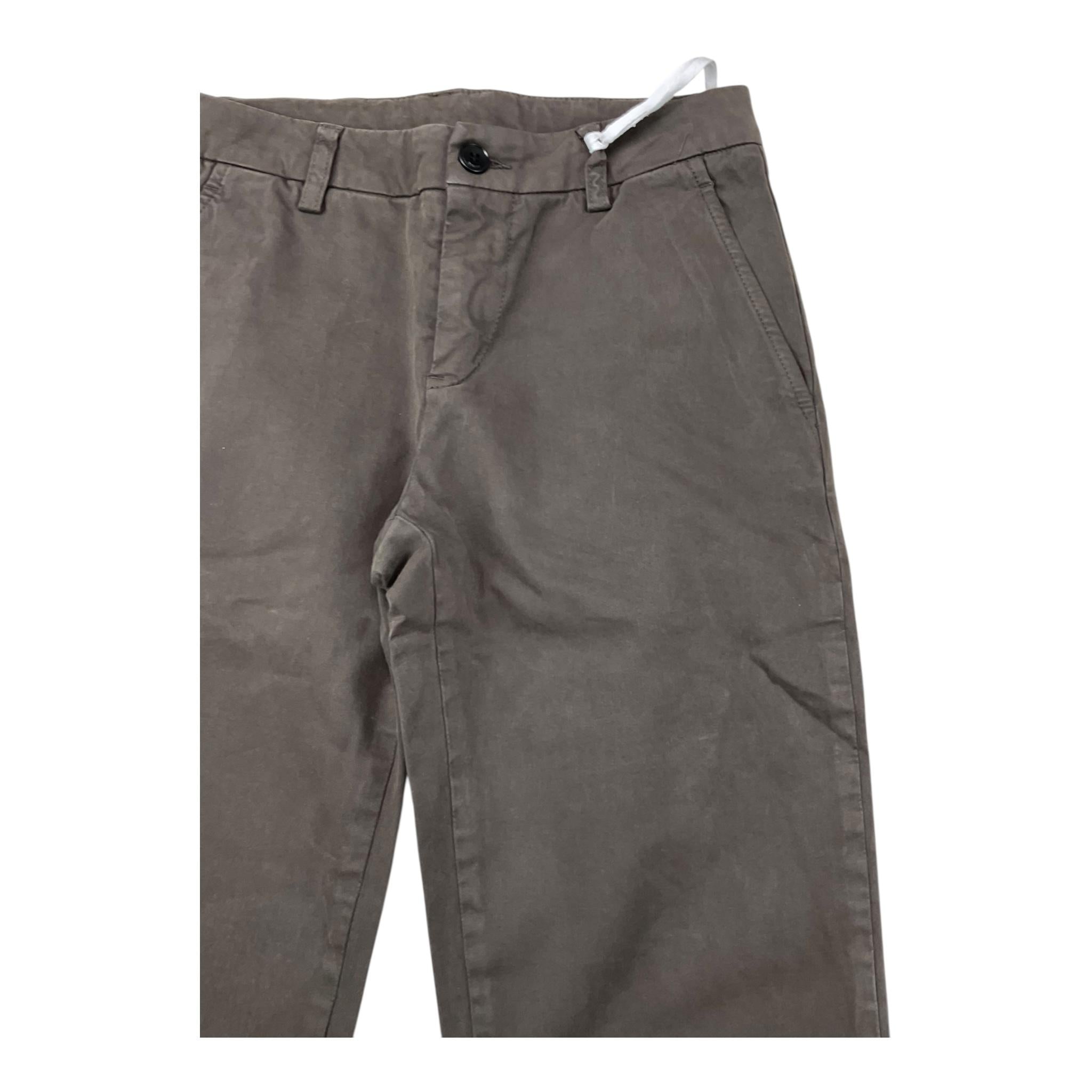 DONDUP pantalone tinta unita con girovita regolabile Fango per Bambino DMPA002 FANGO DONDUP 