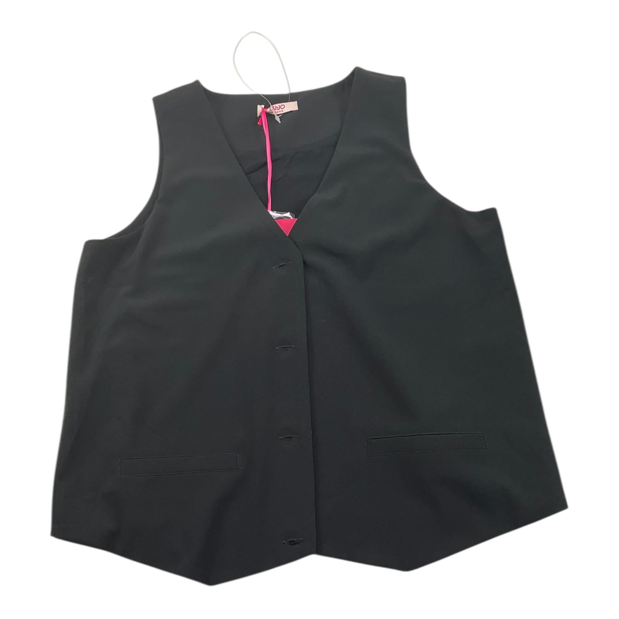 LIU JO gilet tinta unita con bottoni Nero per Bambina GF4144T2622 NERO LIU JO 