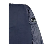 C.P. COMPANY felpa chiusa girocollo tinta unita con logo Blu per Bambino CUF00U BLU C.P. COMPANY 