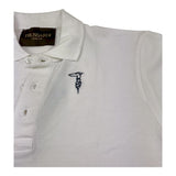 Trussardi Polo Mezza Manica Tinta Unita con Logo per Bambino TBP22040PO BIANCO TRUSSARDI 