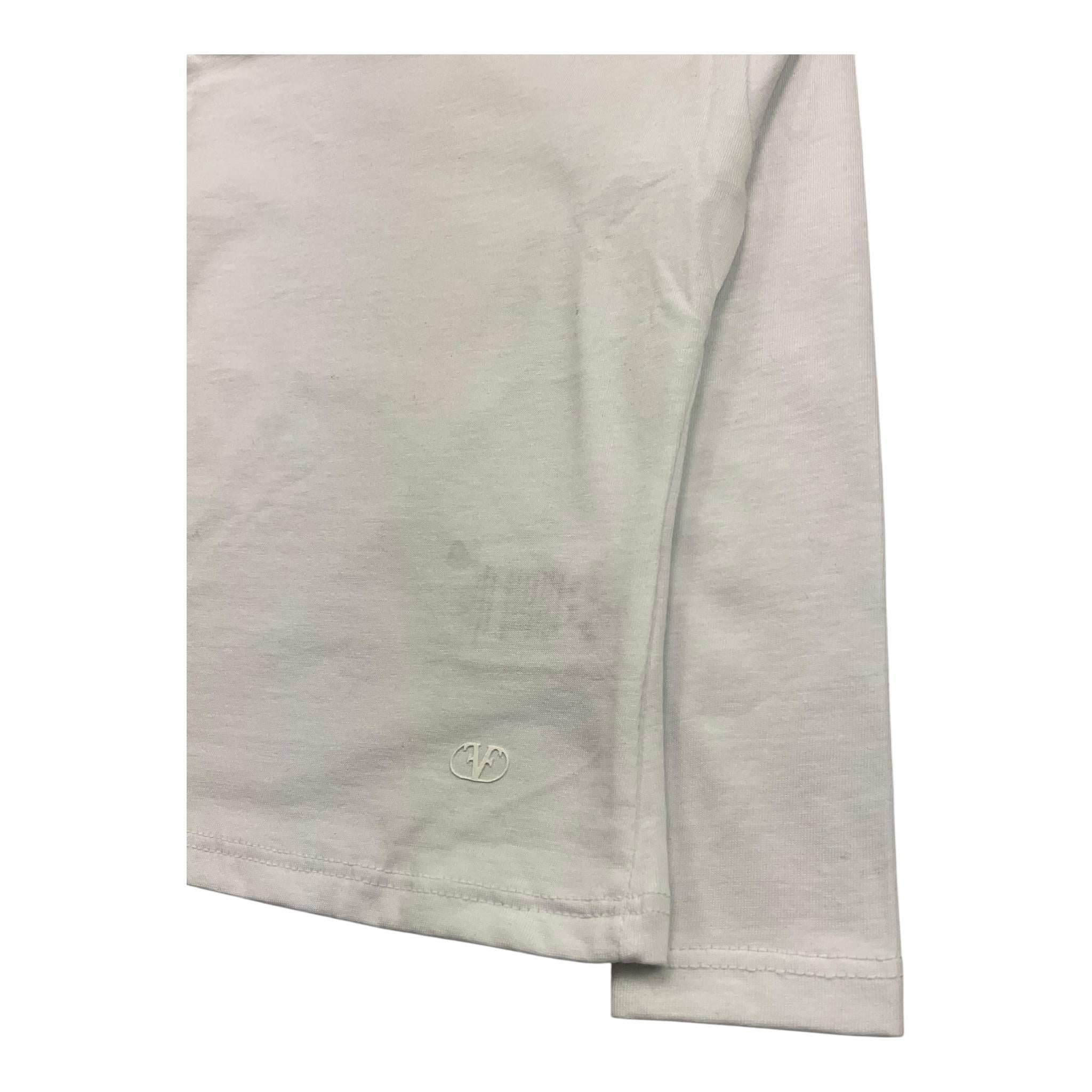 FUN & FUN shirt girocollo tinta unita con logo Bianco per Bambina FJTS00025 BIANCO FUN & FUN 