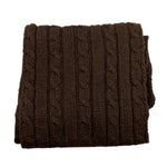 PAOLO PECORA sciarpa tinta unita con logo Marrone per Bambino PP4165 MARRONE PAOLO PECORA 