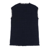 Il Gufo Gilet Tinta Unita con Bottoni per Bambina P25GI054C5052 BLU IL GUFO 