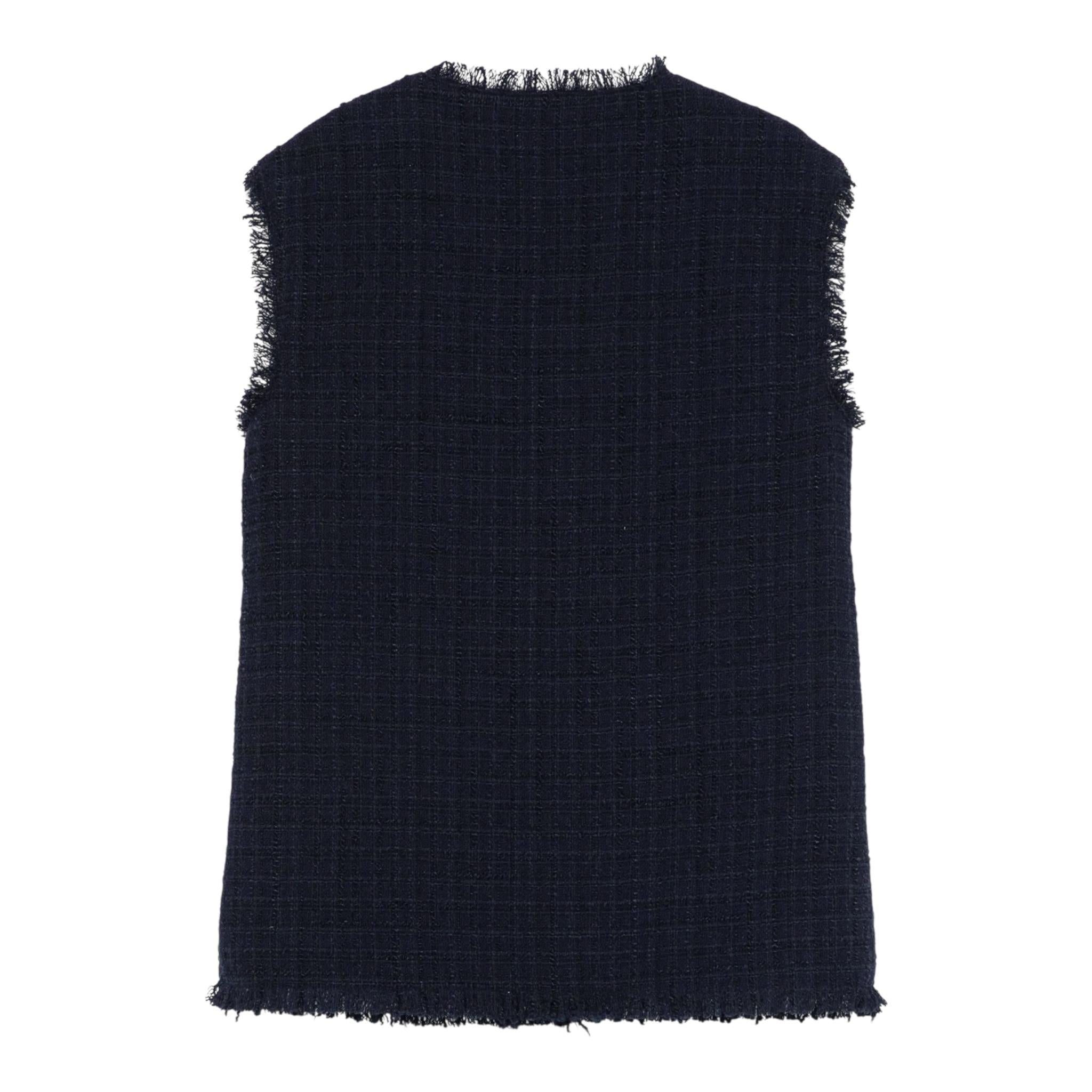 Il Gufo Gilet Tinta Unita con Bottoni per Bambina P25GI054C5052 BLU IL GUFO 