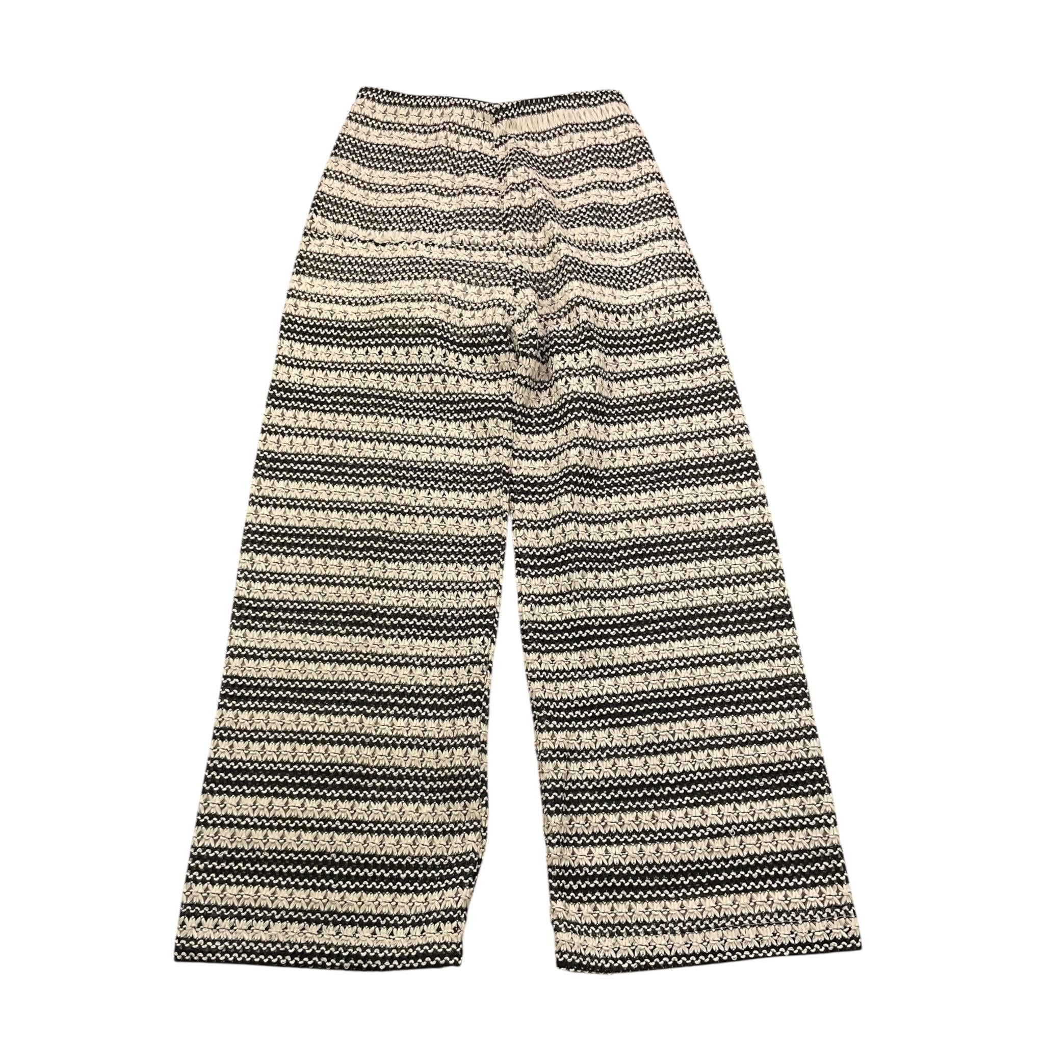 Dixie Pantalone Bicolore Traforato per Bambina PE14231G74 BIANCO/NERO DIXIE 