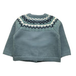 BABIDU cardigan tinta unita con stampa Azzurro per Neonata 60770 AZZURRO BABIDU 