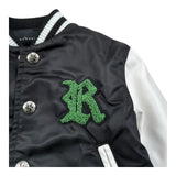 John Richmond Giubbino Tinta Unita con Maniche In Contrasto per Neonato RIP26115PI NERO JOHN RICHMOND 