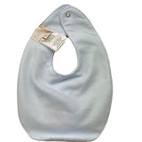 NANAN bavetta tinta unita con stampa in velluto Azzurro per Neonato I24014A AZZURRO NANAN 