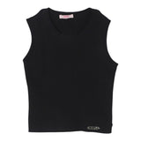 Liu Jo Canotta Girocollo Tinta Unita con Logo per Bambina GA037 NERO LIU JO 