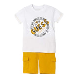 Guess Completo 2 Pezzi T-Shirt -Bermuda per Neonato I4RG18K8HM0 BIANCO GUESS 