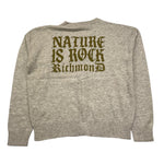 JOHN RICHMOND cardigan tinta unita con stampa Grigio per Bambino RBA25064CD GRIGIO JOHN RICHMOND 