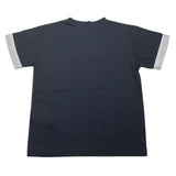 Paolo Pecora T-Shirt Girocollo Tinta Unita con Maniche In Contrasto per Bambino PP4050 BLU PAOLO PECORA 