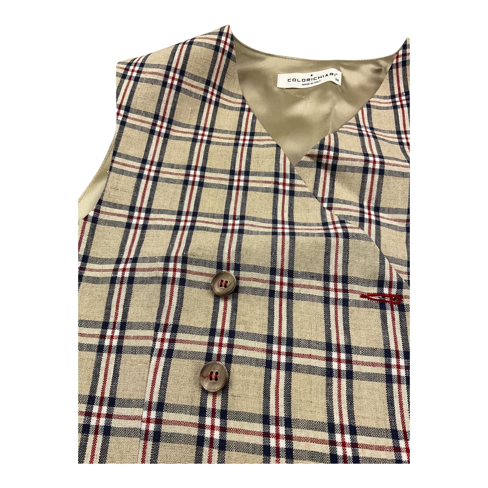 Colori Chiari Gilet Stampa Fantasia per Bambino GILCG BEIGE COLORI CHIARI 