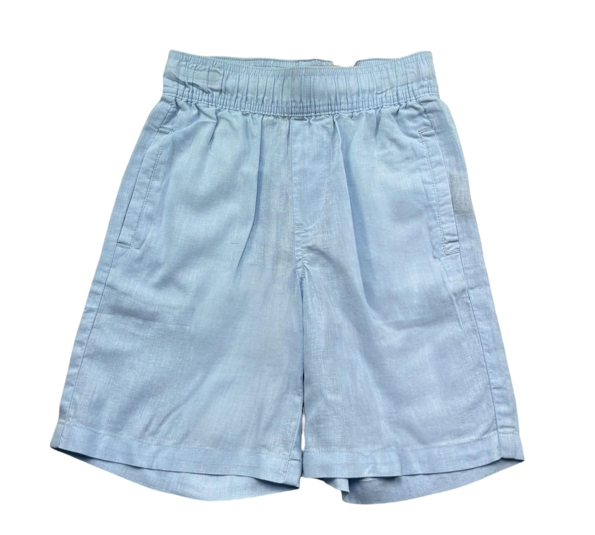 Trussardi Completo 2 Pezzi Camicia-Bermuda Tinta Unita per Bambino TBP26019CL AZZURRO TRUSSARDI 