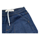 Trussardi Bermuda In Denim Tinta Unita con Elastico In Vita per Bambino TBP26120BE BLU TRUSSARDI 