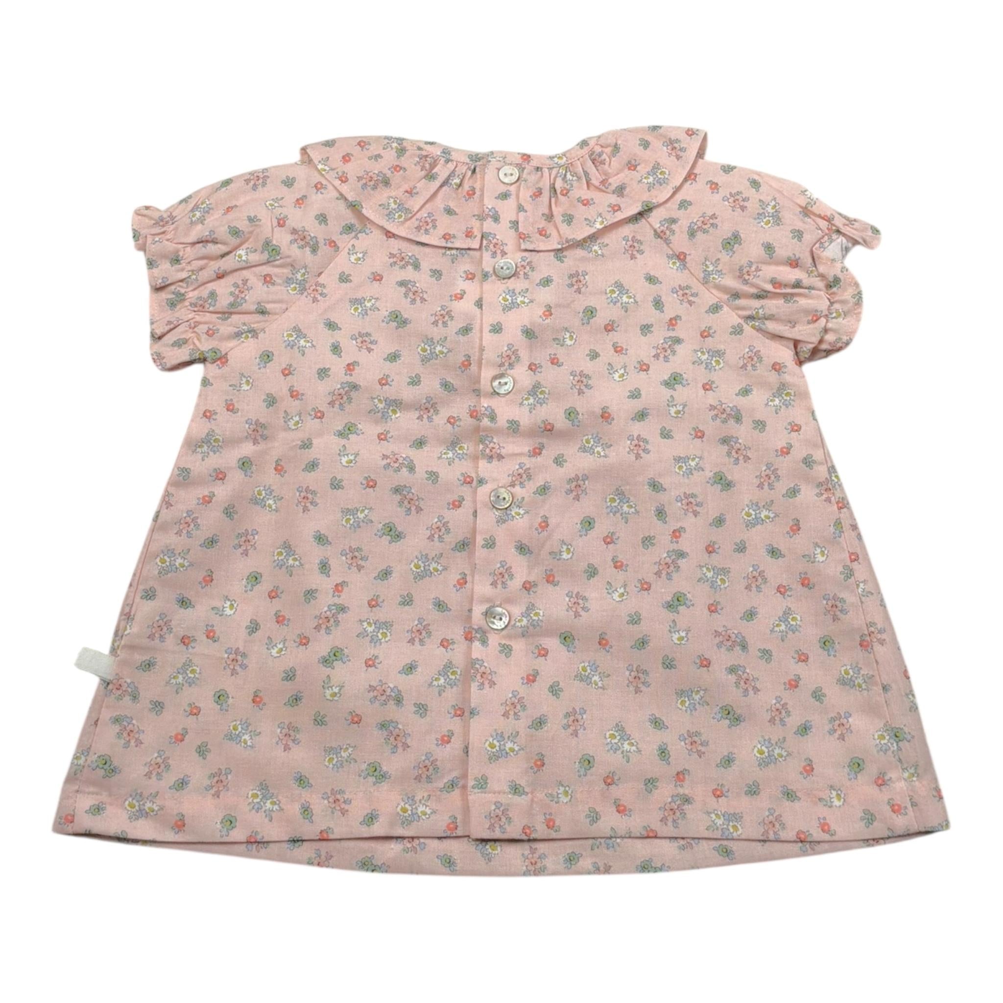 Laranjinha Camicia Tinta Unita con Stampa per Neonata 92918V5818R51 ROSA LARANJINHA 