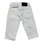 Cesare Paciotti Jeans Tinta Unita con Girovita Regolabile per Neonato PTP5159B BIANCO CESARE PACIOTTI 