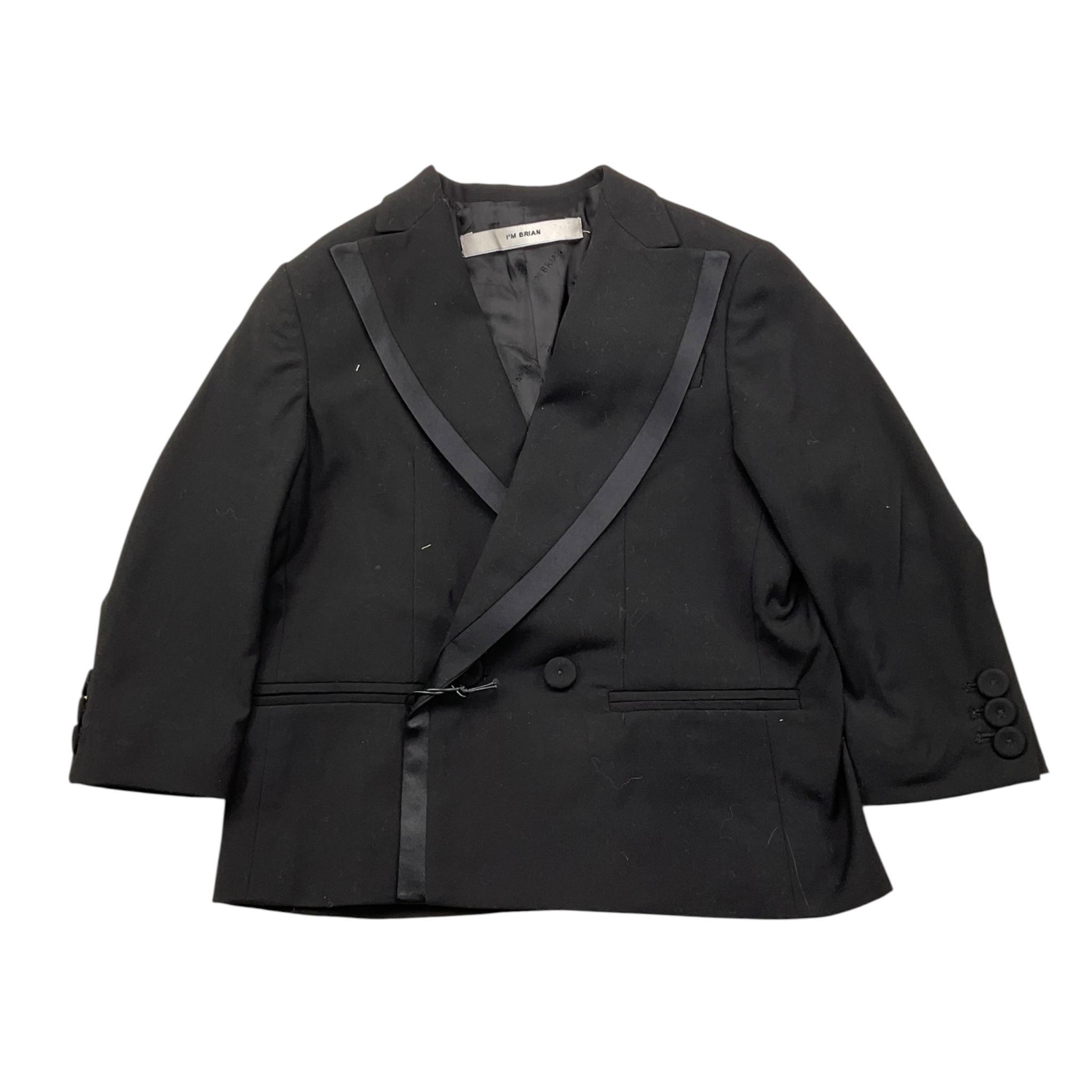 I'M BRIAN giacca tinta unita con bottoni Nero per Neonato GIA2818J NERO I'M BRIAN 