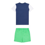 New Balance Completo 2 Pezzi T-Shirt-Bermuda per Neonato LAKB0208 MULTICOLOR NEW BALANCE 