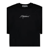 Moschino T-Shirt Tinta Unita con Stampa per Bambina HUM058X NERO MOSCHINO 