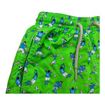 Saint Barth Costume Tinta Unita con Stampe per Bambino JEA0004034 VERDE SAINT BARTH 