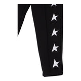 Golden Goose Pantalone Tuta Tinta Unita con Stampa Stelle per Bambina GKP01266 NERO GOLDEN GOOSE 