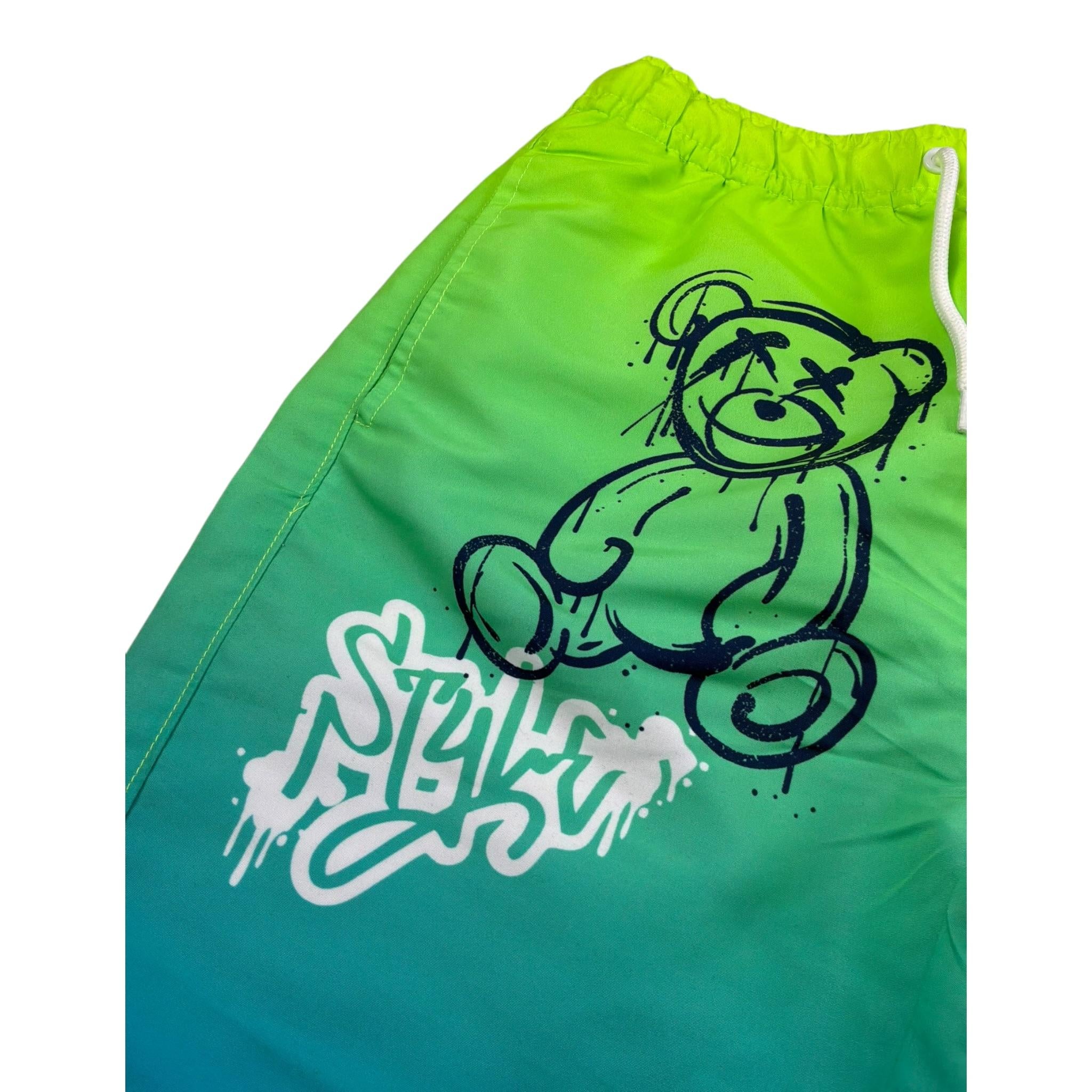 Funky Costume Stampa Fantasia Verde per Bambino 1250110 VERDE FUNKY 