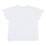 DOLCE & GABBANA t-shirt girocollo tinta unita con logo Bianco per Neonato L1JTEYG7KO0 BIANCO DOLCE & GABBANA 