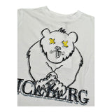 Iceberg T-Shirt Girocollo Tinta Unita con Stampa per Bambino TSICE5106JX BIANCO ICEBERG 
