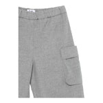 IL GUFO pantalone modello a palazzo tinta unita con tasconi Grigio per Bambina A24PL432W0003 GRIGIO IL GUFO 