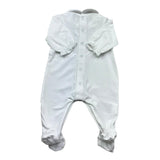 Mayoral Tutina Manica Lunga Tinta Unita con Applicazione per Neonata TUNM BIANCO MAYORAL 