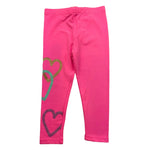 BillIEBLUSH leggins tinta unita con stampe cuori Fuxia per Neonata U20443XXN FUXIA BillIEBLUSH 