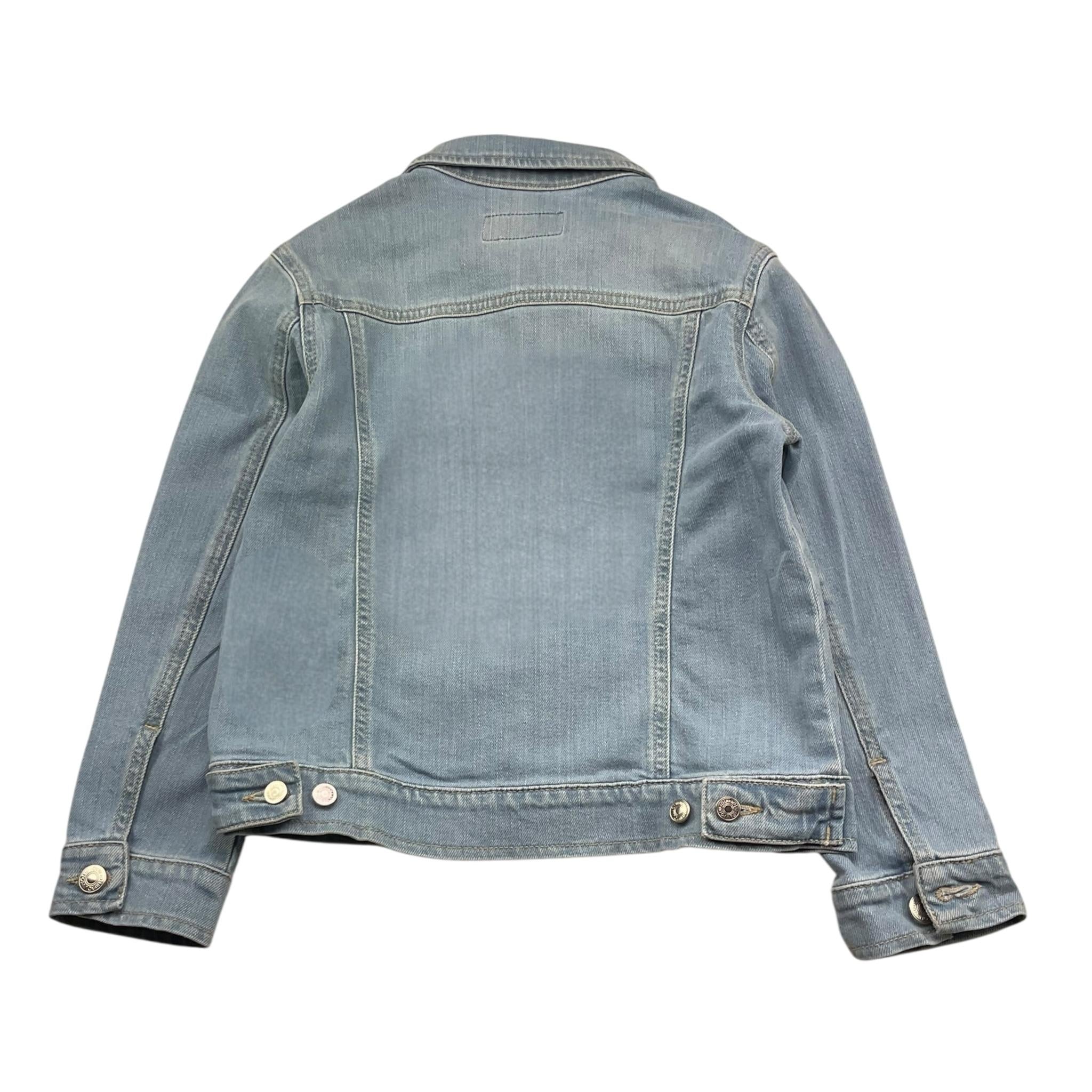 Liu Jo Giubbino In Denim Tinta Unita con Bottoni per Bambino QA2019 BLU LIU JO 
