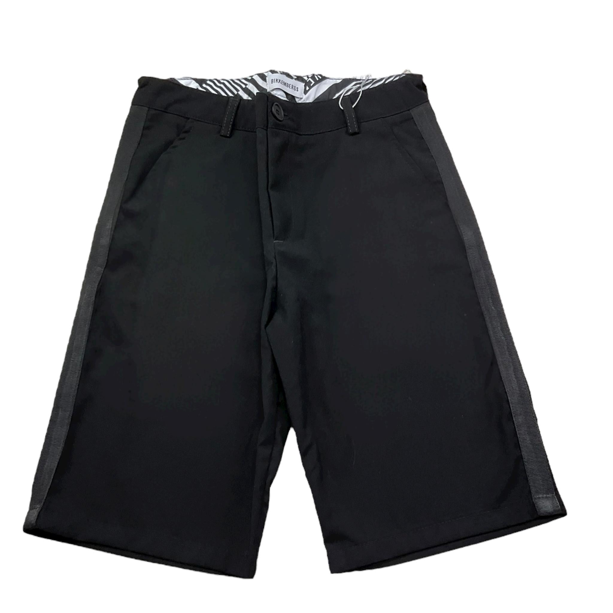 Bikkembergs Bermuda Tinta Unita con Girovita Regolabile  per Bambino BK1565 NERO BiKKEMBERGS 