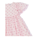 Moschino Abito Mezza Manica Tinta Unita con Tulle per Neonata MDV0C0 ROSA MOSCHINO 