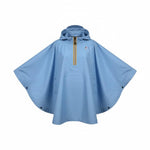 K-Way Mantella Tinta Unita con Zip E Cappuccio per Bambino K2148QW AZZURRO K-WAY 