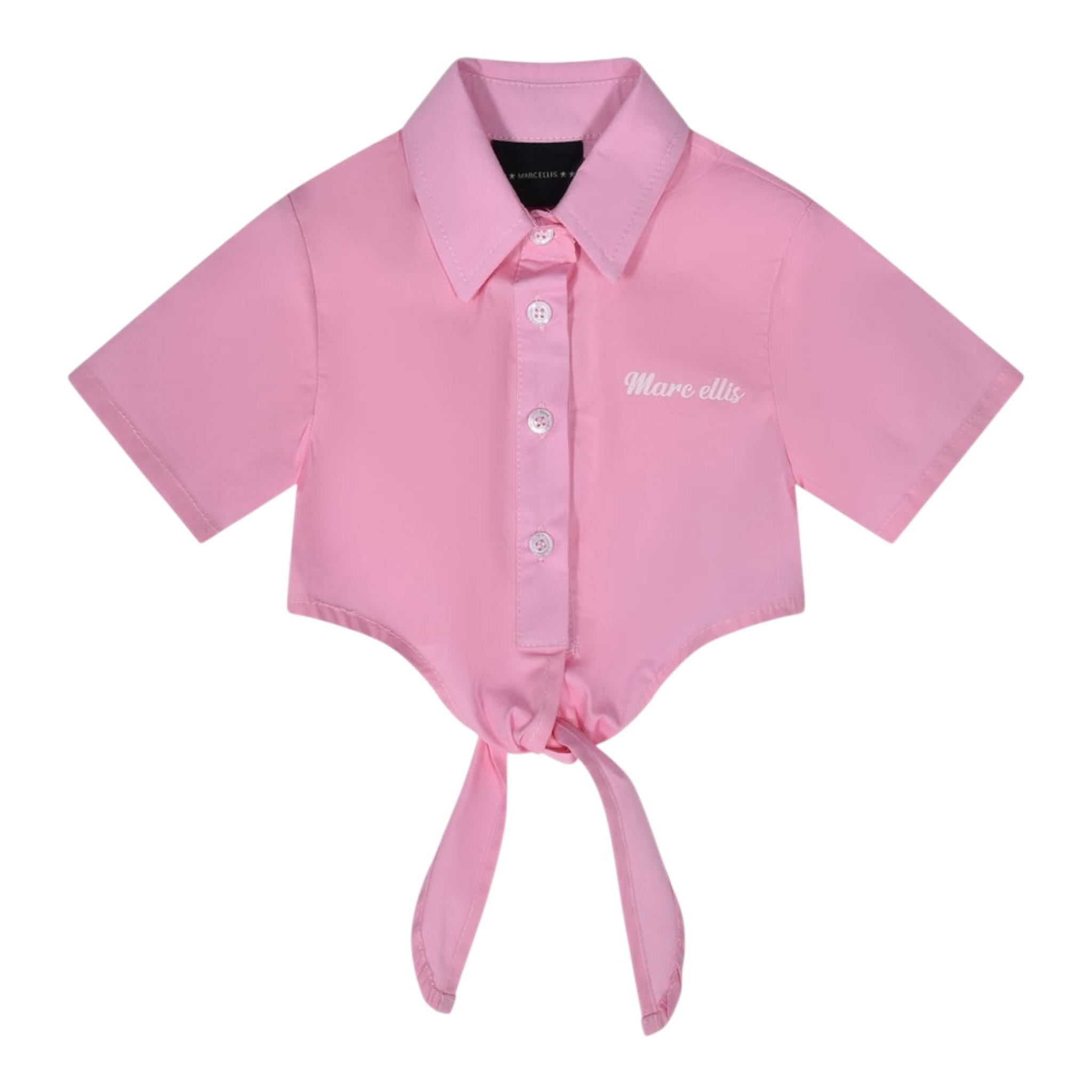 Marc Ellis Camicia Mezza Manica tinta unita Rosa per Neonata JMNSH01427N ROSA MARC ELLIS 