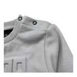 John Richmond Felpa Chiusa Girocollo Tinta Unita con Logo per Neonato RIP26014FE SABBIA JOHN RICHMOND 