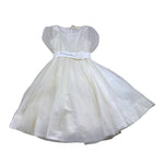 Monnalisa Abito Cerimonia Tinta Unita con Trasparenze per Bambina 793903 AVORIO MONNALISA 