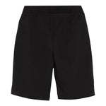 Moschino Bermuda In Tuta Tinta Unita con Logo per Bambino HUQ02FX NERO MOSCHINO 