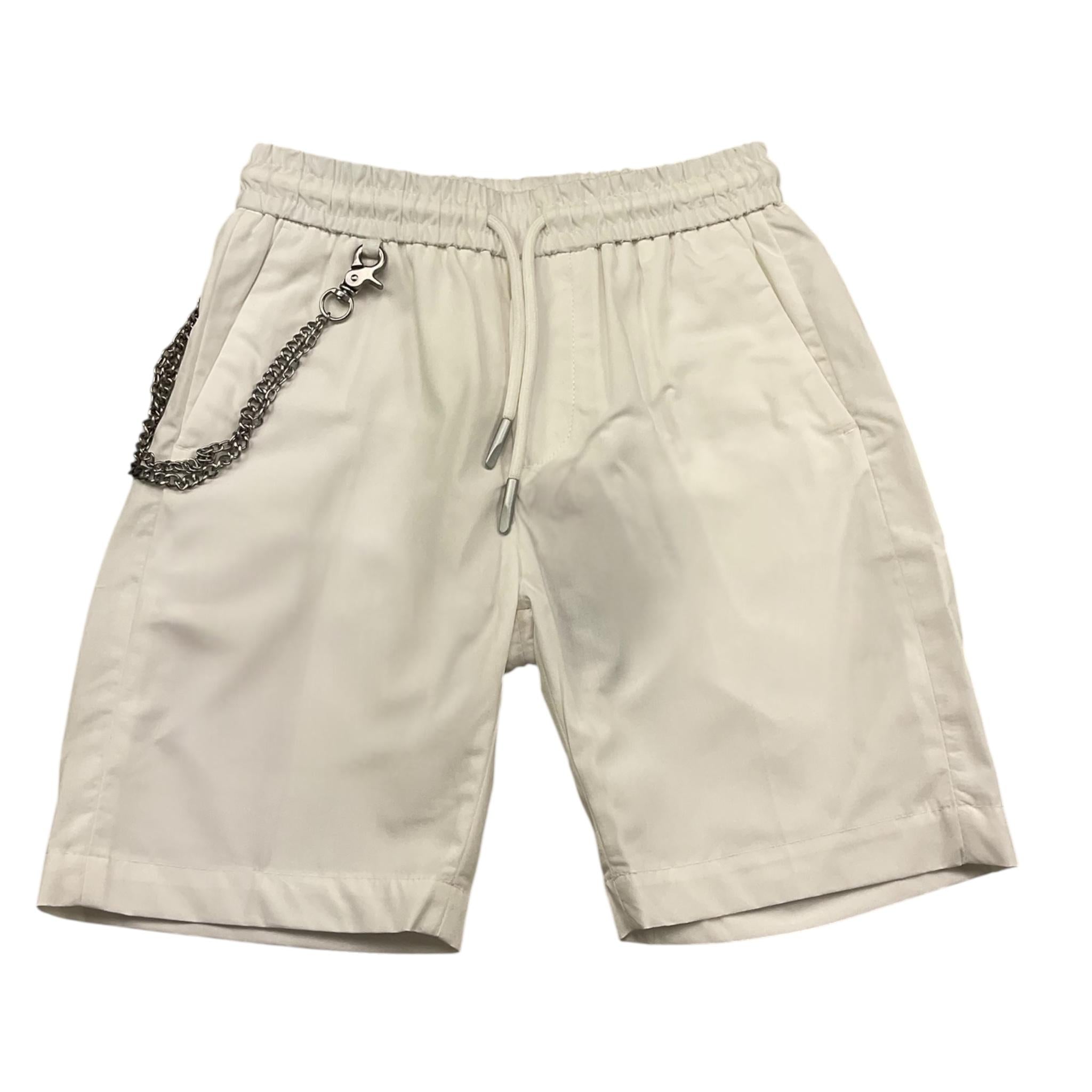 Antony Morato Bermuda Tinta Unita con Elastico In Vita per Bambino MKSH00092 BIANCO ANTONY MORATO 