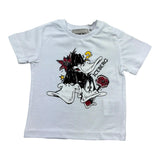 Iceberg T-Shirt Girocollo Tinta Unita con Stampa per Neonato TSICE5107BX BIANCO ICEBERG 