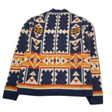 DANIELE ALESSANDRINI cardigan tinta unita con fantasia Blu per Bambino 1231W1444 BLU DANIELE ALESSANDRINI 