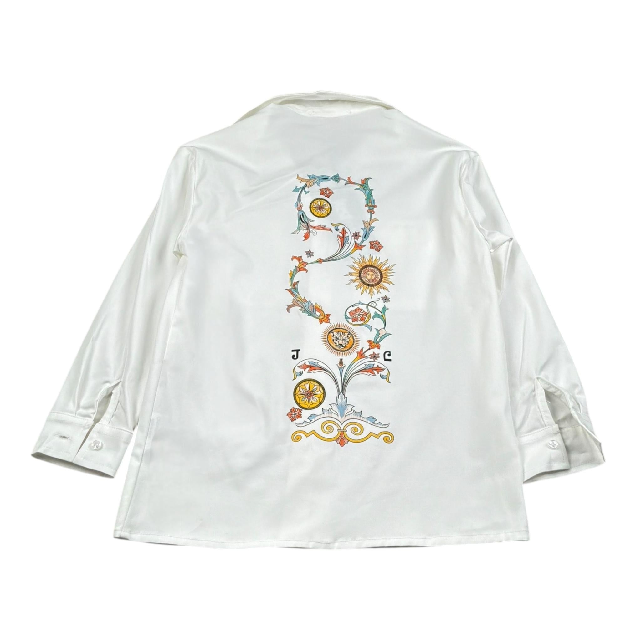 Just Cavalli Camicia Tinta Unita con Applicazione Sole per Bambina JGP26234CA BIANCO JUST CAVALLI 