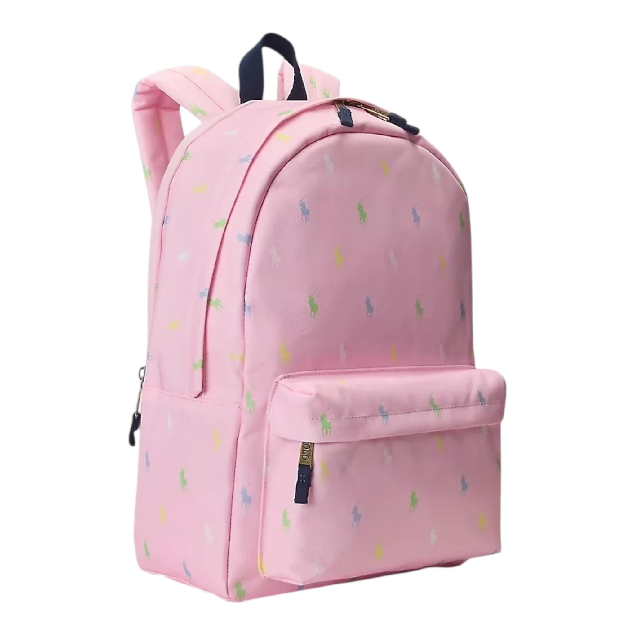 Ralph Lauren Zaino Tinta Unita con Logo per Bambina 9AR0488 ROSA RALPH LAUREN 