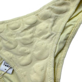 Saint Barth Costume 2 Pezzi Fascia-Mutandina per Bambina EMBOSSED GIALLO SAINT BARTH 