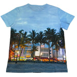 Monnalisa T-Shirt Girocollo Tinta Unita con Stampa per Bambino 259606 AZZURRO MONNALISA 