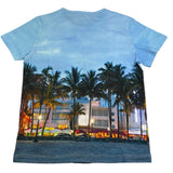 Monnalisa T-Shirt Girocollo Tinta Unita con Stampa per Bambino 259606 AZZURRO MONNALISA 