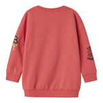 NAME IT abito tinta unita modello felpa con stampa Salmone per Bambina 132330433 SALMONE NAME IT 